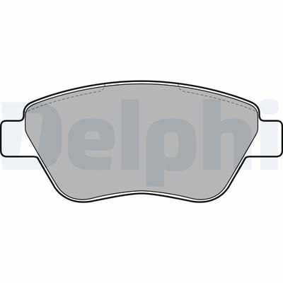 Комплект тормозных колодок, дисковый тормоз DELPHI LP1899