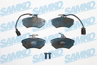 Комплект тормозных колодок, дисковый тормоз SAMKO 5SP495