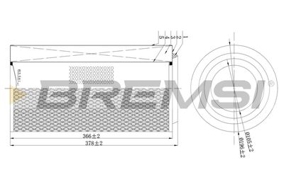 Воздушный фильтр BREMSI FA2210