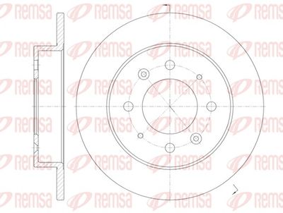 Тормозной диск REMSA 6874.00