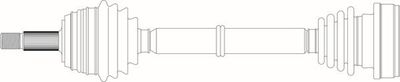 Приводной вал GENERAL RICAMBI WW3262