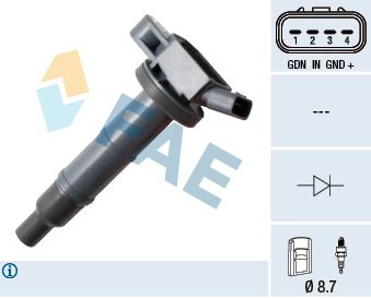 Aizdedzes spole FAE 80344