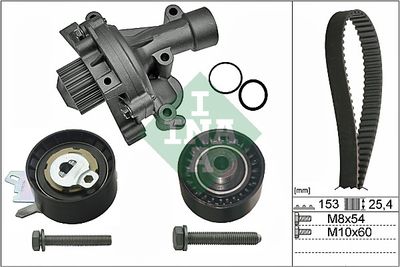 Ūdenssūknis + Zobsiksnas komplekts Schaeffler INA 530 0471 30