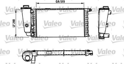 Radiators, Motora dzesēšanas sistēma VALEO 816707