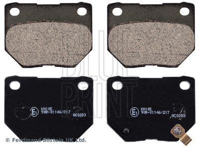 Bremžu uzliku kompl., Disku bremzes BLUE PRINT ADS74227