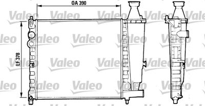 Radiators, Motora dzesēšanas sistēma VALEO 816555