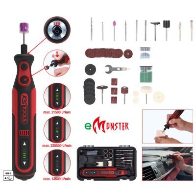 Slīpmašīna (Akumulatora) KS TOOLS 515.3990