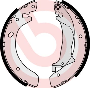 Bremžu loku komplekts BREMBO S 44 504