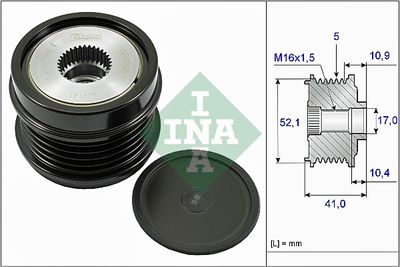 Механизм свободного хода генератора Schaeffler INA 535 0272 10