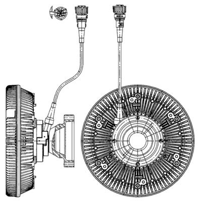 Sajūgs, Radiatora ventilators MAHLE CFC 226 000P