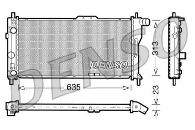 Radiators, Motora dzesēšanas sistēma DENSO DRM20034