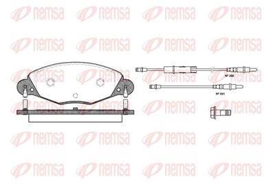 Bremžu uzliku kompl., Disku bremzes REMSA 0827.04