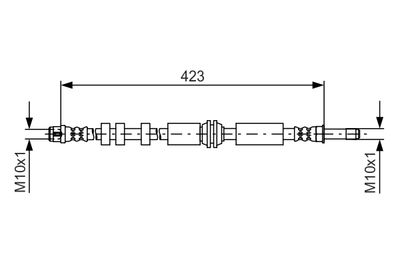 Bremžu šļūtene BOSCH 1 987 481 601
