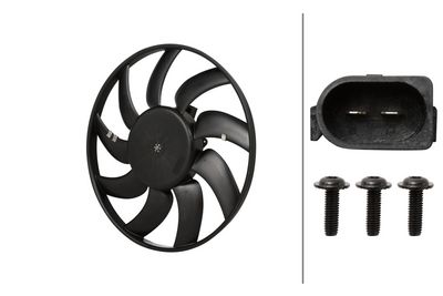 Вентилятор, охлаждение двигателя HELLA 8EW 366 420-601