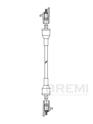 Провод зажигания BREMI 657/75