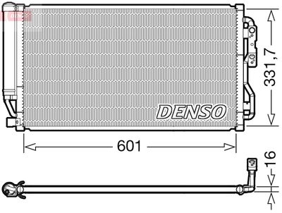 Конденсатор, кондиционер DENSO DCN05035