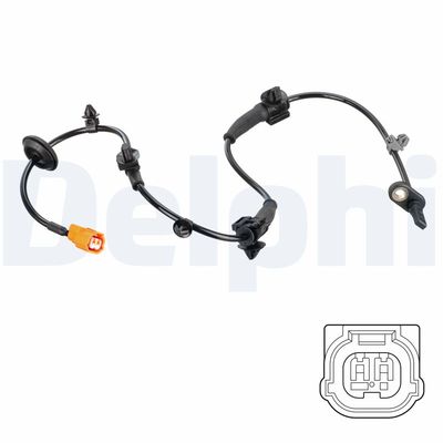 Датчик, частота вращения колеса DELPHI SS20782