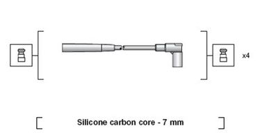 Augstsprieguma vadu komplekts MAGNETI MARELLI 941318111236