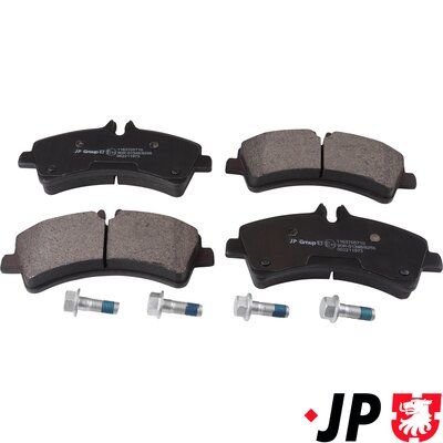 Bremžu uzliku kompl., Disku bremzes JP GROUP 1163705710
