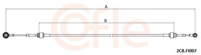 Трос, механическая коробка передач COFLE 2CB.FI007