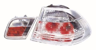 zestaw lamp tylnych BMW T/L+B/L.UNIT..ECE.CLEAR  FIT FOR: BM.E46.2D.'98-'01. ABAKUS 444-1907F-UEVC