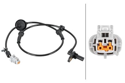 Датчик, частота вращения колеса HELLA 6PU 012 806-751