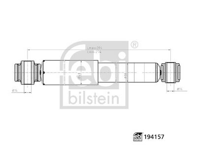 Amortizators FEBI BILSTEIN 194157