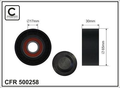 Spriegotājrullītis, Ķīļrievu siksna CAFFARO 500258