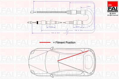 Trose, Stāvbremžu sistēma FAI AutoParts FBC0015