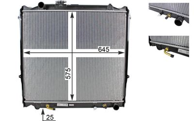 Radiators, Motora dzesēšanas sistēma MAHLE CR 1521 000S