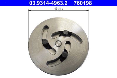 Adapteris, Bremžu suporta virzulīša atspiedējierīce ATE 03.9314-4963.2