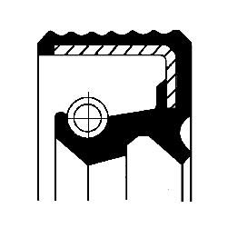 Уплотняющее кольцо, механическая коробка передач CORTECO 01035208B