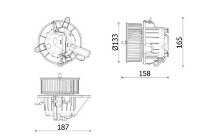 Salona ventilators MAHLE AB 331 000P