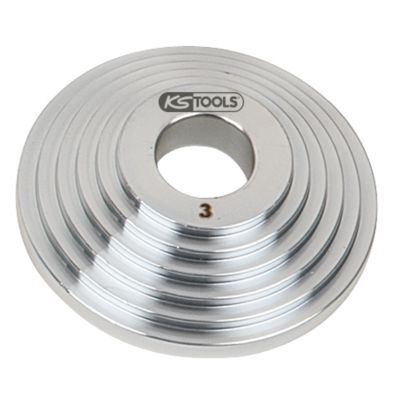 Pakāpienveida plāksne, izspiedēju kompl. (lodv. šarnīrs) KS TOOLS 700.1708