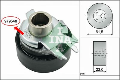 Натяжной ролик, ремень ГРМ Schaeffler INA 531 0525 30