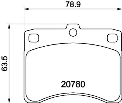 Bremžu uzliku kompl., Disku bremzes HELLA PAGID 8DB 355 005-671