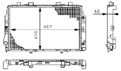 Radiators, Motora dzesēšanas sistēma MAHLE CR 247 000S