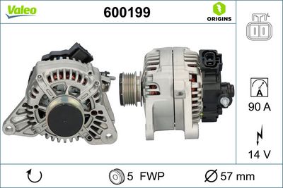 Ģenerators VALEO 600199