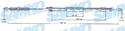 Тросик, cтояночный тормоз SAMKO C0096B