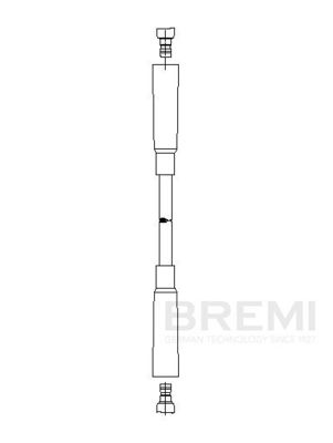Augstsprieguma vads BREMI 661/65