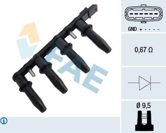 Aizdedzes spole FAE 80291