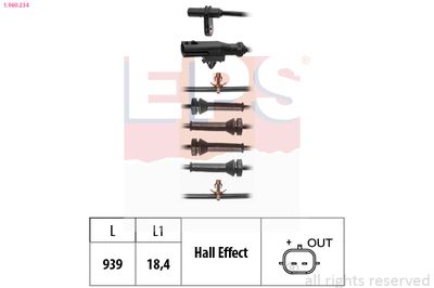 Devējs, Riteņu griešanās ātrums EPS 1.960.234