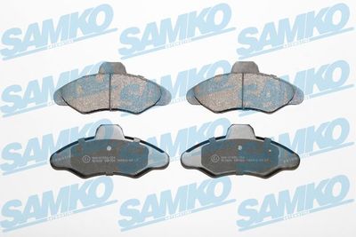Комплект тормозных колодок, дисковый тормоз SAMKO 5SP383