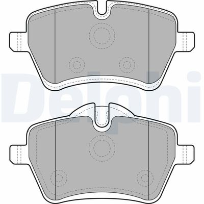 Bremžu uzliku kompl., Disku bremzes DELPHI LP1985