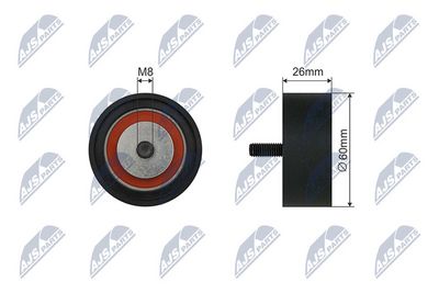 Spriegotājrullītis, Ķīļrievu siksna NTY RNK-RE-039