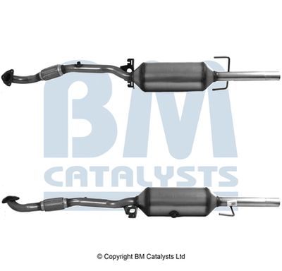 Nosēdumu-/Daļiņu filtrs, Izplūdes gāzu sistēma BM CATALYSTS BM11154H