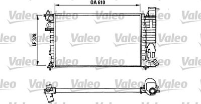 Radiators, Motora dzesēšanas sistēma VALEO 731010