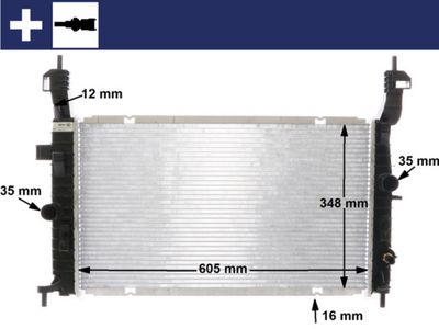 Radiators, Motora dzesēšanas sistēma MAHLE CR 2120 000S