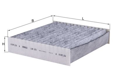 Фильтр, воздух во внутренном пространстве KNECHT LAK 251