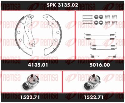 Bremžu komplekts, Trumuļu bremzes REMSA SPK 3135.02